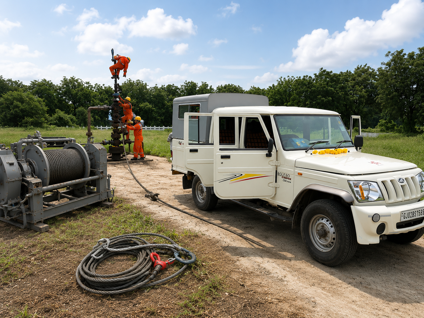 Scrapping Winch Services